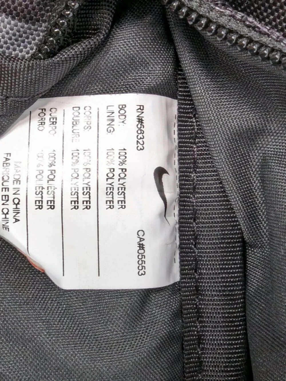 Nike Roll-Top Backpack Grey Camouflage Print with H2Go 20.9oz Stainless Bottle